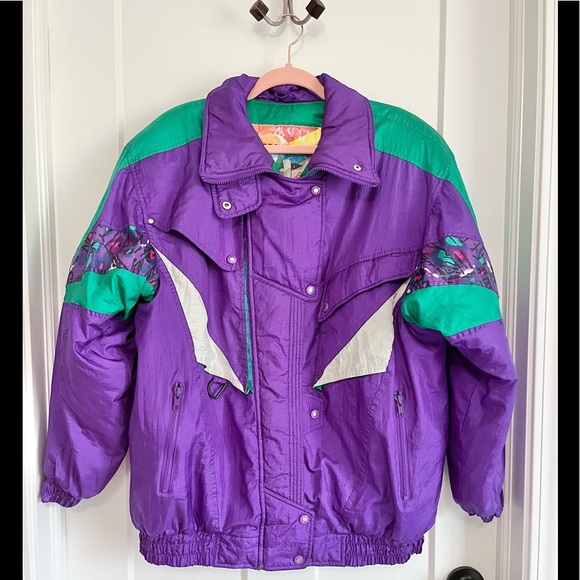 Vintage Jackets & Blazers - Vintage Retro 90s Winter Coat Size Large